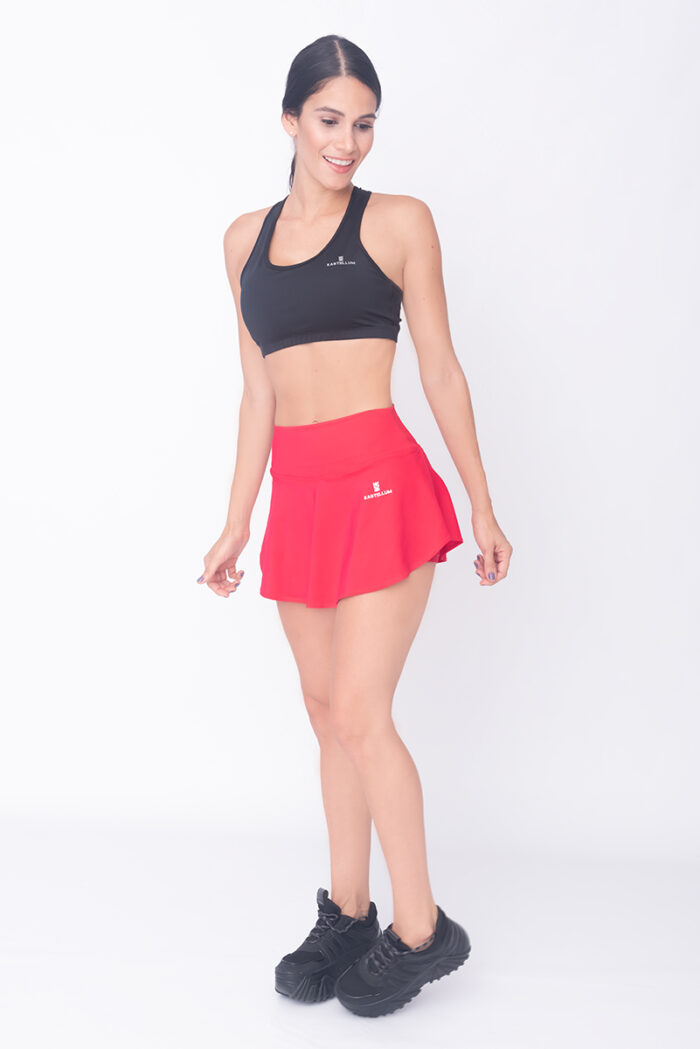 Falda Deportiva Tina Red